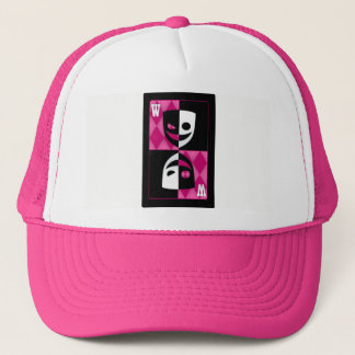 Casquette de camionneur en diamants de poker joker