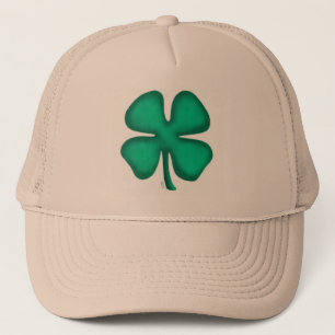 Casquette de camionneur en mousse bronzée Trèfle i