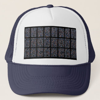 Casquette de camionneur en mousse Geometric Pulse