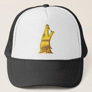 Casquette de camionneur Golden Wolf Head