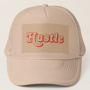 Casquette de camionneur Hustle   Casquette à typog