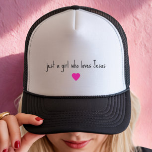 Casquette de camionneur 'Juste une fille qui aime