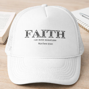 Casquette de camionneur "La foi soulève des montag