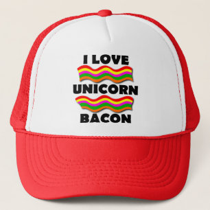 Casquette de camionneur Licorne Bacon drôle