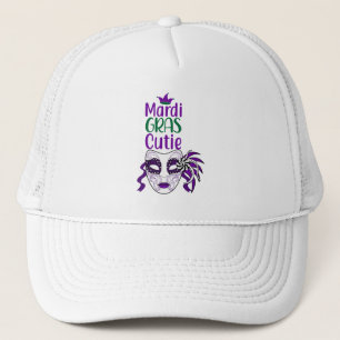 Casquette de camionneur Mardi Gras Cutie
