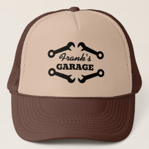 Casquette de camionneur mécanicien auto avec logo