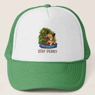 Casquette de camionneur motivationnelle Stay Perky