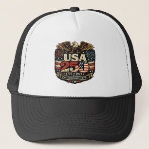Casquette de camionneur patriotique America 250ème