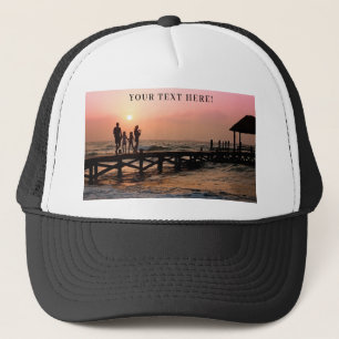 Casquette de camionneur personnalisée avec photo e