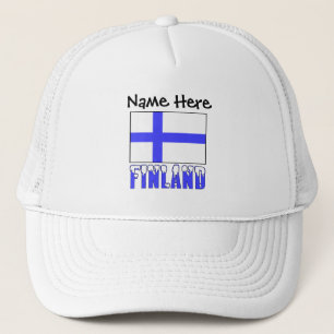 Casquette de camionneur personnalisée Finlande et 
