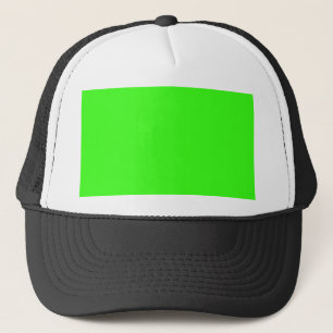 Casquette de camionneur personnalisée vert néon