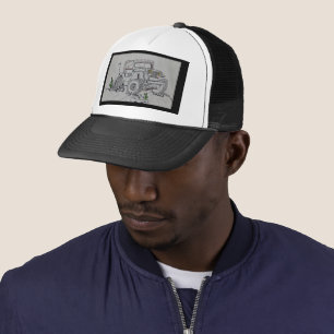 casquette de camionneur pour des fans de jeep