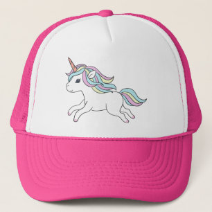 Casquette de camionneur pour filles licorne mignon