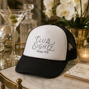 Casquette de camionneur pour le 80e anniversaire d