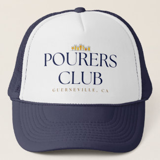 Casquette de camionneur Pourers Club – Rangée de v