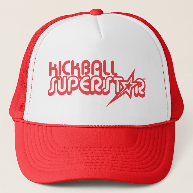 Casquette de camionneur - superstar de Kickball (Devant)