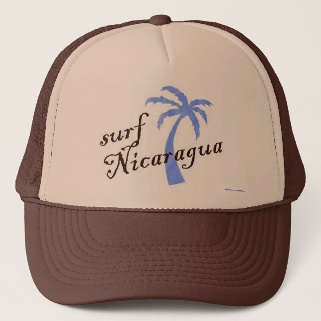 Casquette de camionneur - surf Nicaragua (Devant)
