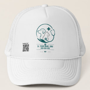 Casquette de camionneur vétérinaire avec nom perso