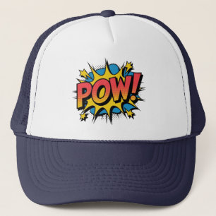 Casquette de camionneur vibrante rétro POW ! de st