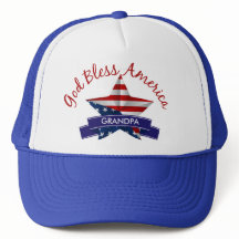 Casquette de camions God Bless America