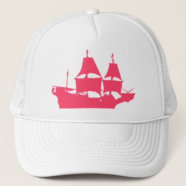 Casquette de camions rose Mayflower (choisir la co (Devant)