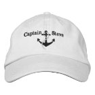 Casquette de capitaine Nautical Name Anchor