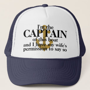 Casquette de capitaine Of This Boat Funny