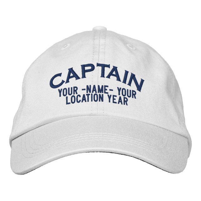 Casquette de capitaine personnalisé (Devant)
