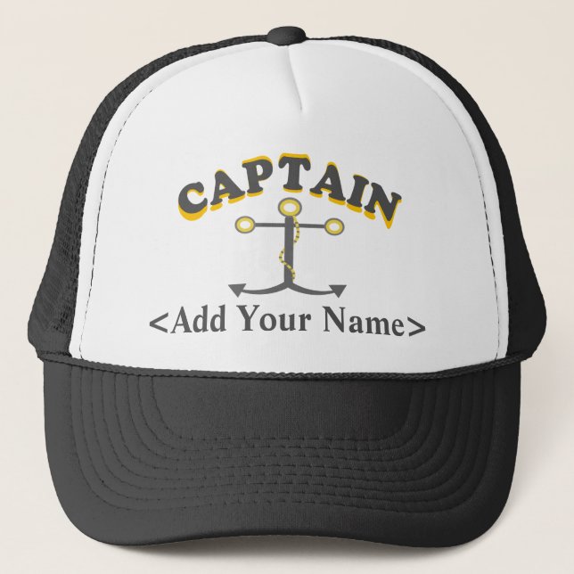 Casquette de capitaine personnalisé (Devant)