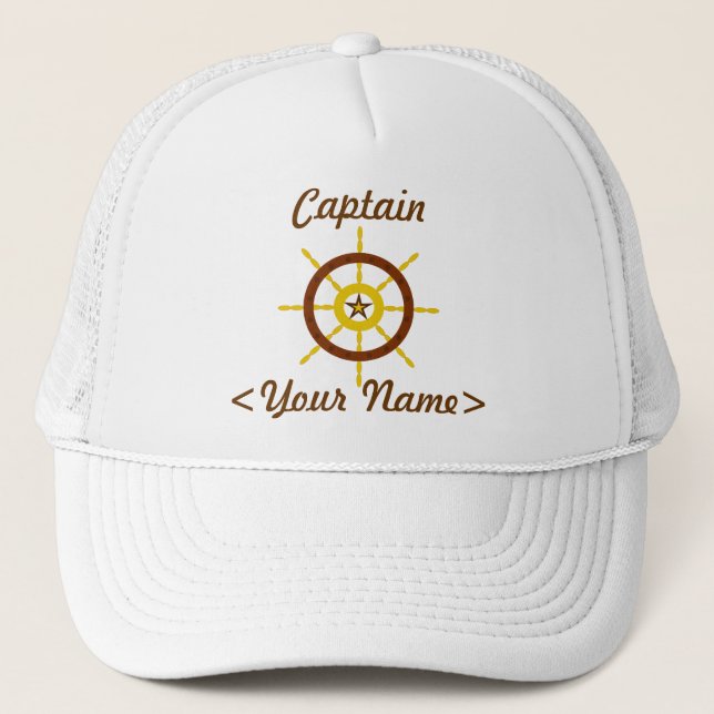Casquette de capitaine personnalisé (Devant)
