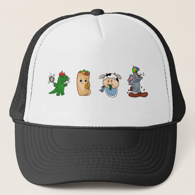 Casquette de caractères de musique (Devant)