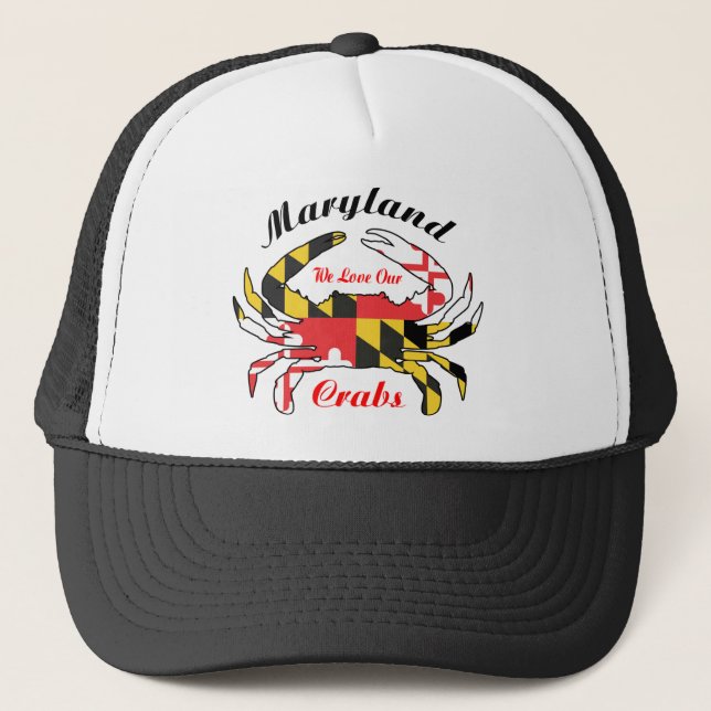 Casquette de casquette de camionneur de drapeau (Devant)