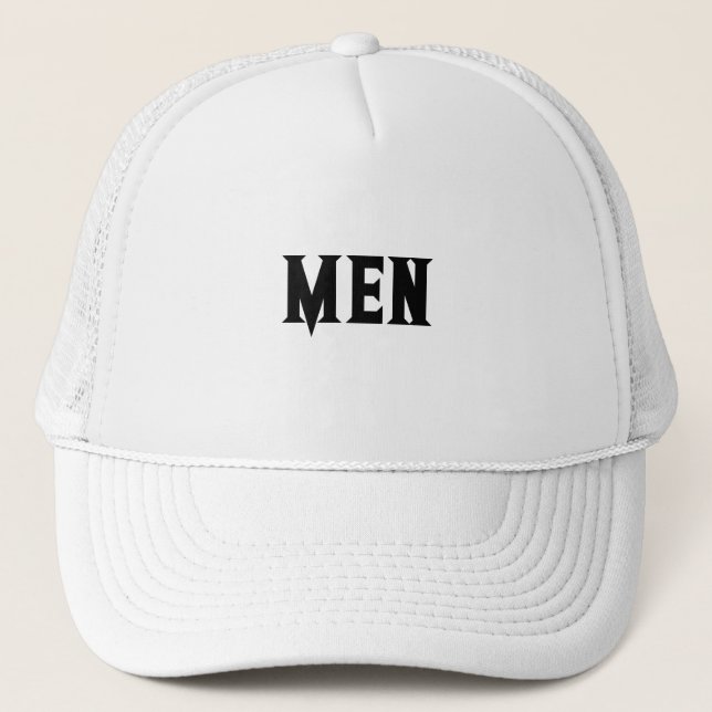 Casquette de Casquette de couleur blanc et blanc p (Devant)