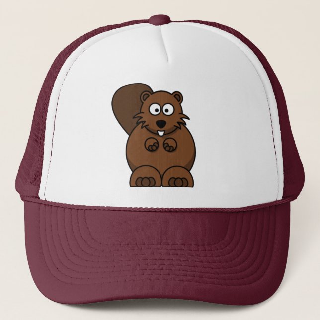 Casquette de castor de bande dessinée (Devant)