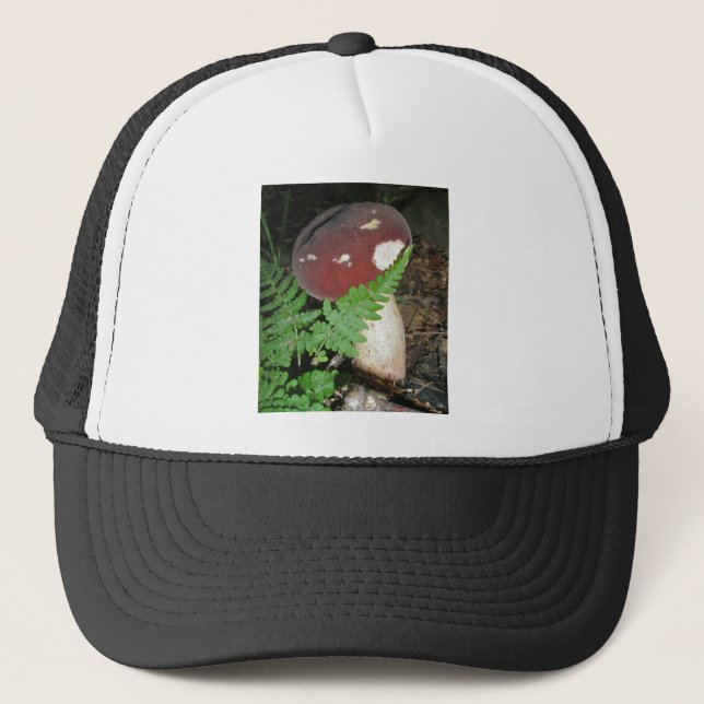 Casquette de champignons de velours (Devant)