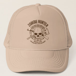 Casquette de chasseur de zombi