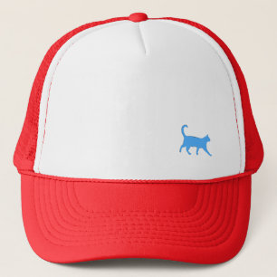 Casquette de chat bleu
