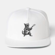 Casquette de chat rockeur