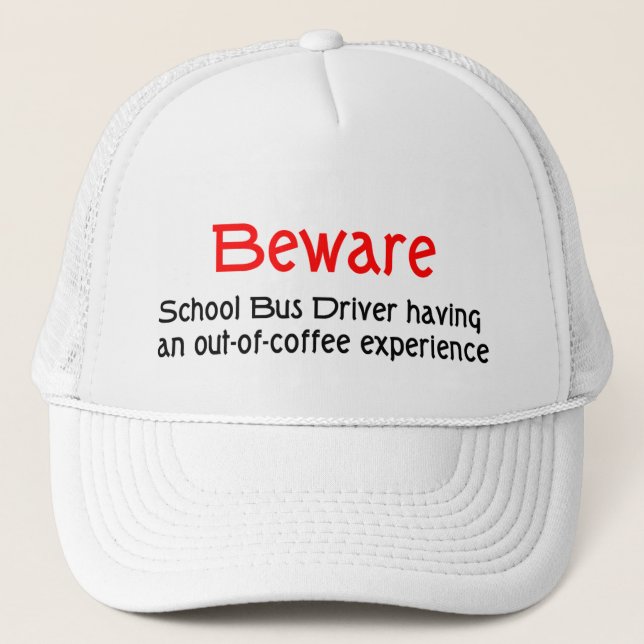 Casquette de chauffeur d'autobus scolaire (Devant)