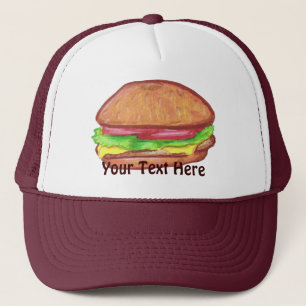 Casquette de cheeseburger
