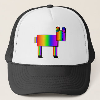 Casquette de chèvre arc-en-ciel