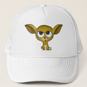 Casquette de chiwawa de bande dessinée