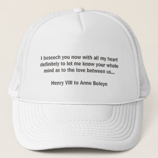 Casquette de citation de Henry VIII