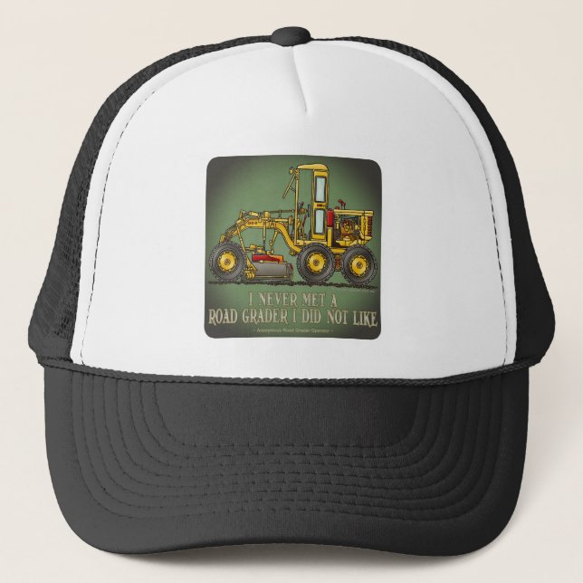 Casquette de citation d'opérateur de niveleuse de (Devant)