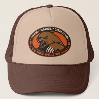 Casquette de coalition de blaireau d'argent