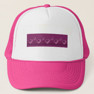 Casquette de coeur pourpre