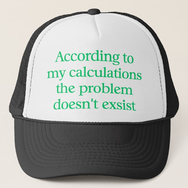 Casquette de comptable (Devant)