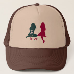 Casquette de concepteur "d'amour de fille"