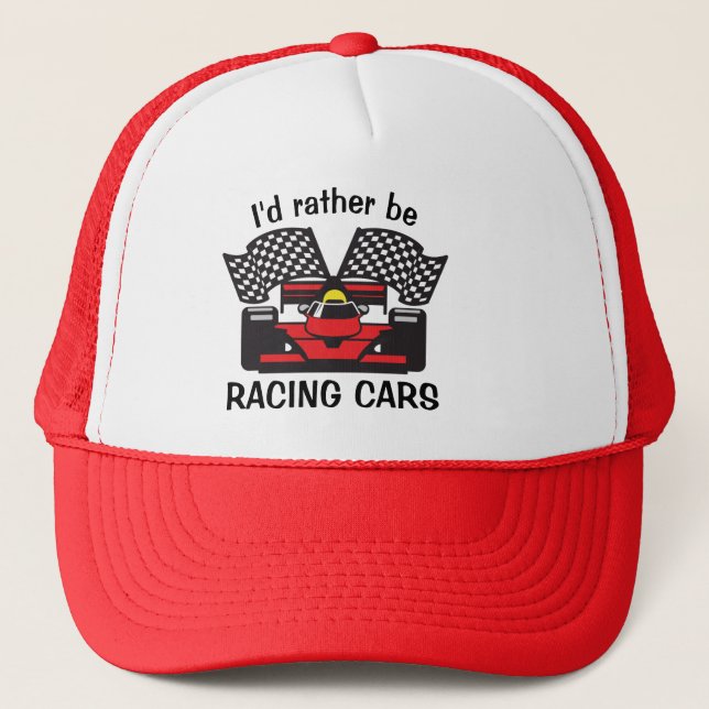 Casquette de conception de course automatique (Devant)