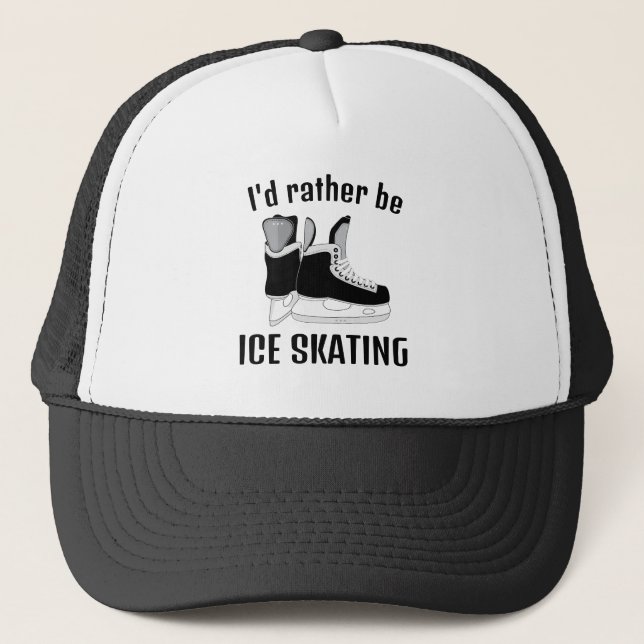 Casquette de conception de patinage sur glace (Devant)